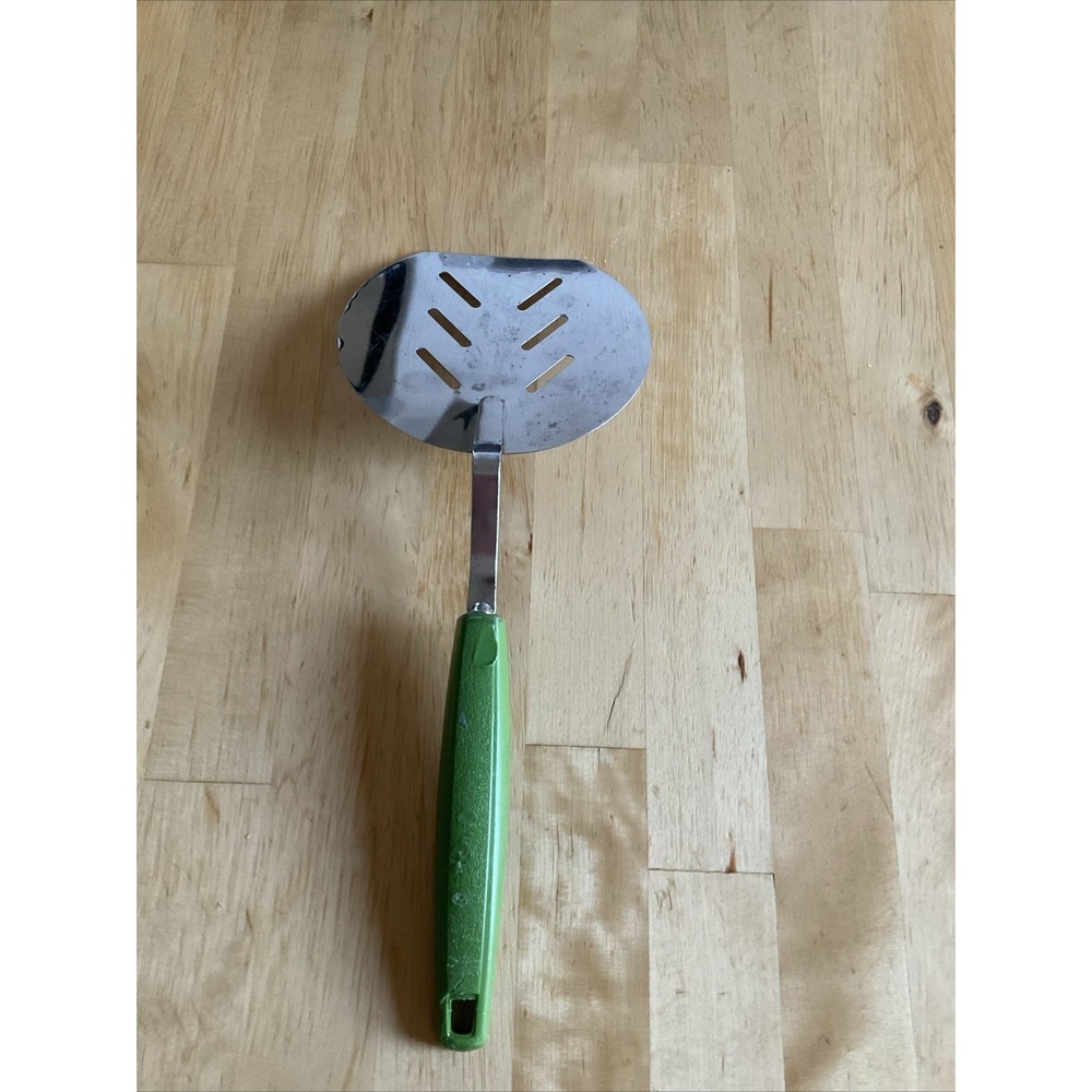 Vintage Spatula Pink Flowers Green Handle - Picture 5 of 7